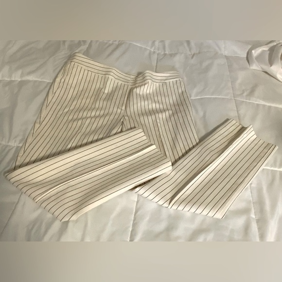 Ann Taylor Factory Signature Ankle Pin Striped Pant - Picture 1 of 9